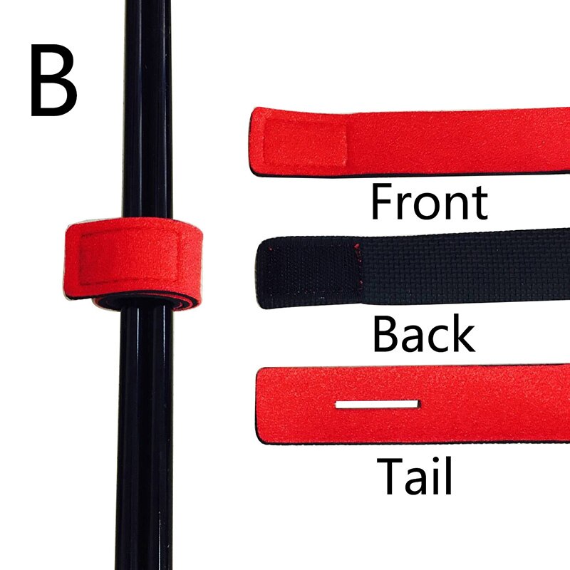 1 Pcs New Fishing Tools Rod Tie Strap Belt Tackle Elastic Wrap Band Pole Holder Accessories Diving Materials Non-slip Firm
